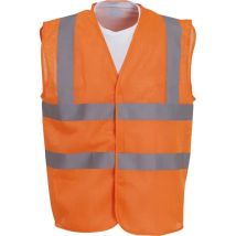 Prenda De Protección Yoko Hi-vis Open Mesh Vest Transpirable Velcro