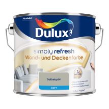 Dulux Simply Refresh Wand- Und Deckenfarbe - Salbeigrün - 2,5 Liter - Erfrischende, Langlebige Innenfarbe Für Ein Schönes Zuhause