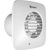 Xpelair - Simply Silent Dx100bs 100mm Standard Square Extractor Fan 2 Speed Square