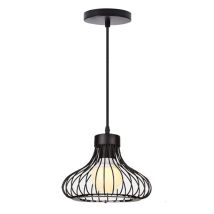 Homestyle Pro Mk013-b Lampe À Suspension Industrielle 23x20 Cm Noir/métal