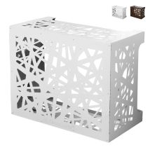 Divina Home - Klimaanlagenabdeckung Für Klimaanlage Artist M Weiß Aus Aluminium L86 X T44 X H68 Cm