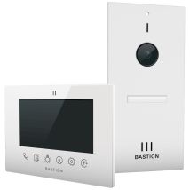 Bastion Video-Türsprechanlage – 800 x 480 Pixel – 7 Zoll Touch-Display – 120° Blickwinkel – PoE – Erweiterbar – Weiß