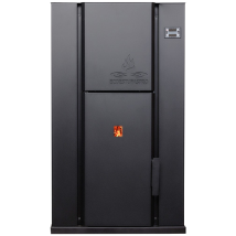 Ecoestufaspro - Hidroestufa De Pellet Hydra 35 Negro, 35kw Hasta 270m2