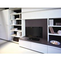 Meliconi Rotobase Elite M – TV-Halterung – Schwarz – 70 kg – 55 cm Breite – 30 cm Tiefe – 2,2 cm Höhe – 360° Drehwinkel