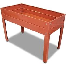 Gomez Y Crespo - Anbautisch Fщr Stdtische Garten 120 X 60 Cm X 81 Cm, Lackiertes Braun