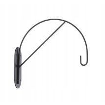 Soporte Decorativo Para Macetas De Acero Negro, 22 Cm, 1 Unidad.