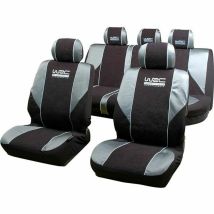 Set di Fodere Universali Rallye WRC – Protezione e Stile per Sedili Auto – Compatibile con Airbag – Facile da Installare – 007339