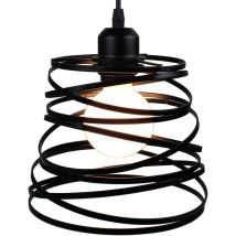 Pendant Light Metal Cage Hanging Light Flush Ceiling Light Fitting For Kitchen Bar Bedroom Hallway Ø 20cm White