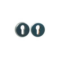 Rosace De Protection Pour Porte En Bois Nickelé Ø53mm