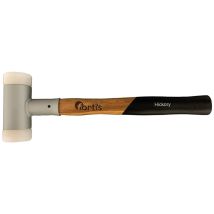 Fortis Schonhammer 40mm Hickorystiel rückschlagfrei – Nylonkopf – Werkzeug für Montage und Reparatur – 4063726008114