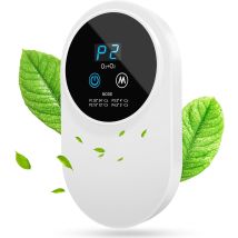 Tragbarer Luftreiniger, Auto-luftreiniger Mit Antibakterieller Rate, 99 % Leiser Luftionisator Mit Energiesparendem Led-display, Anionen-luftreiniger 