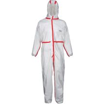 Tuta Protettiva Coverstar Plus Gr. Xl Bianco/rosso Psa Iii