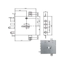 Serrure Sic.triplice Dx/sx 668.0537.0g80 Iseo
