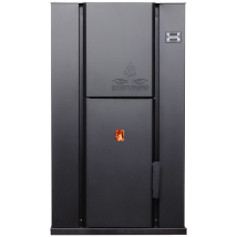 Hidroestufa De Pellet Hydra 40 Negro, 40kw, Hasta 320m2