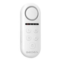 SEDEA – 570848 – Centrale di allarme wireless con sirena 105 dB e tastiera – 40 rilevatori – Installazione semplice