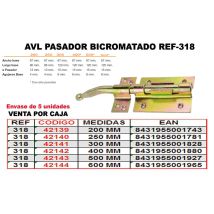 Avl - Pasador 318 Bicromatado 300 Mm Wl320 (caja 5 Unidades)