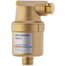 Schnellentlüfter Pneumatex Zeparo ZUP 10 – Automatischer Entlüfter für Heizungsanlagen – Messing – 10 bar – 110 °C – DN 10