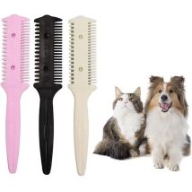 3-in-1-rasierkämm Für Hunde Und Katzen – Zum Entfernen Von Knoten Und Verfilzungen – Pflegekamm Für Hunde Und Katzen