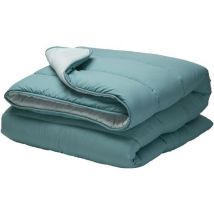 Nórdico De Fibra Bicolor De 300 Gr/m² Verde - Cama 105/120 (180x220)