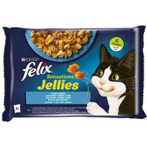 Alimento Para Gatos Felix Sensations Fish 485 G Nestl脡