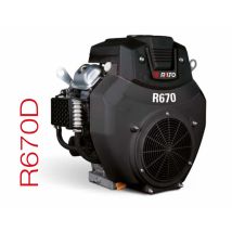 Motore Completo Rato R670 Albero Orizzontale Cilindrico 25.4 Mm Con Marmitta