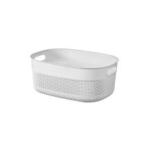 Cesto de lavandería Kis Filo S – Blanco – 22 cm x 27 cm x 15 cm