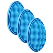 3x Filtro De Aspiradora Compatible Con Samsung Vc21f50vnar/sw, Vc21f50vnar/ev, Vu10f40sbdd/ml - Filtro De Espuma Entrada Del Motor - Vhbw