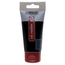 Pintura Acril.talens 75 Ml Negro Marfil - Pack De 3 Unidades
