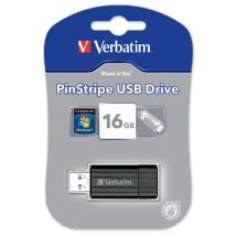 Verbatim Pinstripe - Memoria Usb Da 16 Gb - Nero