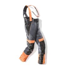 681, Schnittschutzhose Proximo Anthrazit/orange, Gr. 56