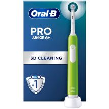 Oral-B Junior 6+ – Elektrische Zahnbürste für Kinder – sanfte Reinigung – integrierter Timer – 3 Putzmodi – wiederaufladbar