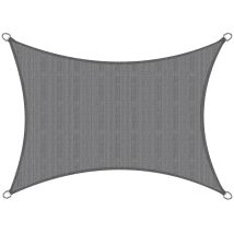 Sol Royal - Solvision Hdpe Sonnensegel Hs9 Rechteck Anthrazit, 400x300 Cm