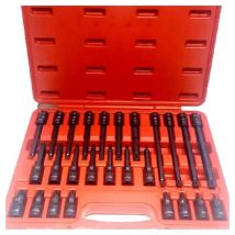 Set 26 Pezzi Chiavi A Bussola Inserti Millerighe Xzn 1/2' Da M5 A M16 Fs-43614 - - Trade Shop Traesio