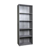 Libreria Linea 'flow' 5 Ripiani - Cm.35 X 68 X H.200 Cemento