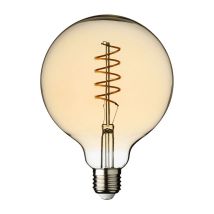 Bombilla Globo E27 Vintage Ø 125 Blanco Cálido 4w Espiral