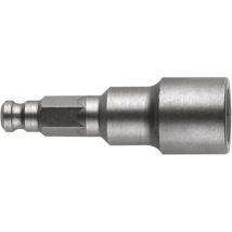 Traesio - Inserto Chiave A Bussola Magnetica Attacco 1/4 Per Avvitatore Lunghezza 50mm - -6 Mm - - Trade Shop
