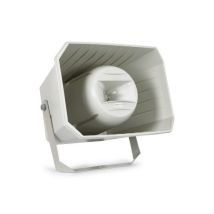 PA-Tonprojektor 50Wrms 100V – 75 W max, 1 Tieftöner 6'', 1 Hochtöner 1'', IP-66, Grau, 356 x 256 x 292 mm, 3,5 kg