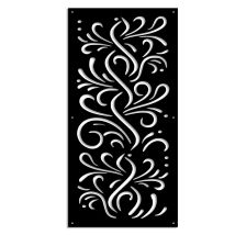 Blow - Pannello In Pvc Traforato - Parasole - Misura: 98x198 Cm - Colore: Nero