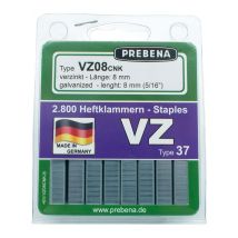 Prebena Heftklammern 8 Mm Verzinkt Im Blister - Vz08cnk-b