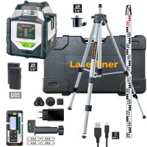 Laserliner - 360°-hybridlaser Duraplane Plus G360 Set 175 Cm