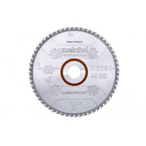 Hoja De Sierra Laminatecutprof 254x30 Mm 66 Fz/tz 0 - Metabo