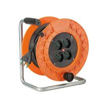 Enrollacables GOLIA 3x1,5 mm² 4 tomas 16A 250V – Diámetro 260/320 mm