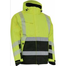 Elka Rainwear - Warnschutz-winterjacke Visible Xtreme Gr.xxl Warngelb/schwarz