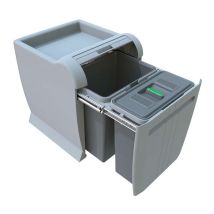 Elletipi City - Cestino Integrato, Diviso, 30 L Pta 4040a