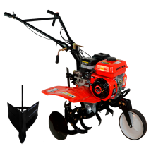 Sakawa Motozappacon Motore 4 Tempi 208cc 7CV – Larghezza di Lavoro 50-85cm – Profondità 17-35cm – Kit Inclusi