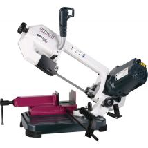 Sierra de cinta portátil Optimum SP 13V – Potencia 1 kW – Capacidad de corte 125 mm – Dimensiones 720 x 300 x 420 mm – Peso 19,5 kg