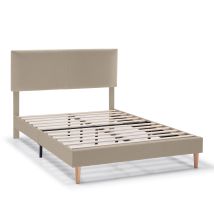 Polsterbett Lauren 30 Cm, 90 X 190 Cm, Beige