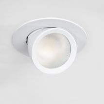 Efectoled - Downlight Led 38w Rond Orientable Osram Cct 120 Lm/w Lifud Coupe Ø 170 Mm No Flicker Sélectionnable (chaud-neutre) (2700k - 3500k - 4000k)