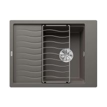 Blanco Elon 45 - Lavello In Silgranit, 65x50 Cm, Con Accessori, Infino, Grigio 527250