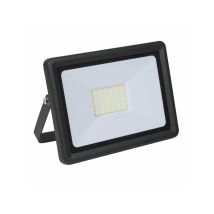 Proyector LED 20/30/50W 1600/2400/4000 lúmenes IP65 Cristal templado Luz fría 4000K Color negro